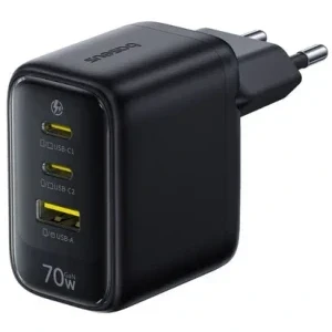 Baseus EnerFill FE22, 2x USB-C, 1x USB, Quick Charge 70 W, White