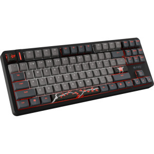 Fury Kanabo K6 TKL RGB Grey/Black Gateron Magnetic Orange Switch