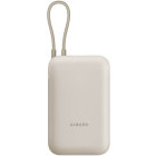 Baterie externa Xiaomi Compact 10.000 mAh, 22.5W USB-C integrat, Bej