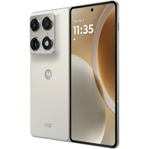 Motorola Razr Fold, 512GB, 16GB RAM, Dual SIM, 5G, 5-Camere, PANTONE Lily White