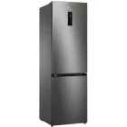 Combina frigorifica Daewoo Combina frigorifica DNF-344ESX, 344 L, Clasa E, No Frost, Control electronic, 195 cm, Inox