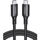 Cablu de date / adaptor Ugreen US567, USB-C Male la USB-C Male, 60 W, 1 m, Black