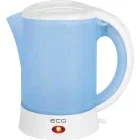 Fierbator ECG Travel Lite RK510, 650W, 0.5L, Alb/Albastru