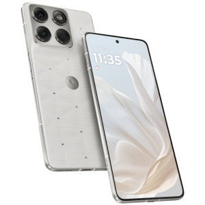 Motorola Edge 70 Swarovski, 512 GB, 12GB RAM, Dual SIM, 5G, Tri-Camera, Pantone Cloud Dancer + Casti moto buds loop, Sound by Bose, Swarovski