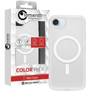 Lemontti Capac protectie spate EliteGuard Magsafe White pentru iPhone 17e/iPhone 16e