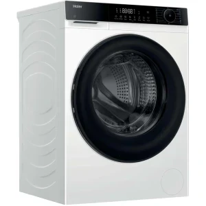Haier HW100-BP14357U-S, 10 kg, 1400 RPM, Clasa A, Inverter, Smart Dual Spray, hOn, Alb