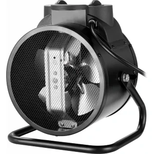 ECG Aeroterma electrica HH3010, 3000 W, 2 trepte, Ventilare, Negru