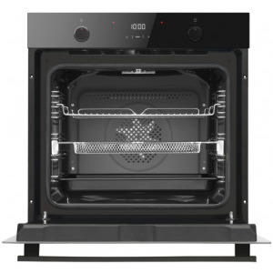 Hansa BOES68422, Electric, 77 L, Autocuratare catalitica, AirFry, Grill, Clasa A, Negru