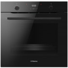 Cuptor incorporabil Hansa BOES68422, Electric, 77 L, Autocuratare catalitica, AirFry, Grill, Clasa A, Negru
