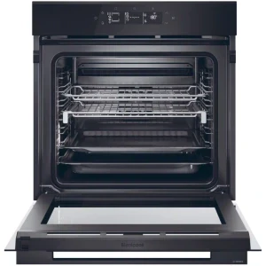 Haier H6 ID46G5YTB, Electric, 78 L, Autocuratare pirolitica, Grill, Bionic Intelligence, Bionic Precision, hOn, Clasa A++, Negru