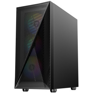 Gaming ZMEU HyperPro Esports Edition, AMD Ryzen 5 5500 3.6GHz, 16GB DDR4, 500GB SSD, RX 7600 8GB GDDR6, Iluminare RGB