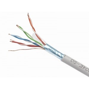 Cablu retea Gembird CAT6 FTP Foil Shielded Stranded Cable CCA 100m Gri