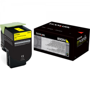 Lexmark Toner 80C0X40 Yellow