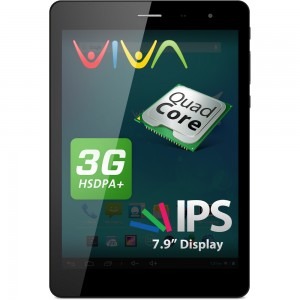 Allview Viva H8, 7.9 inch IPS, MultiTouch, Cortex A7 Quad Core 1.2GHz, 1GB RAM, 8GB flash, Wi-Fi, Bluetooth, 3G, Android 4.2.2, black