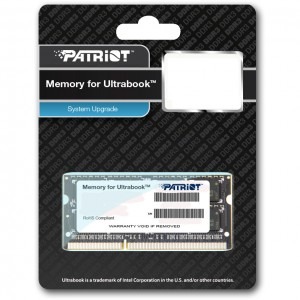 Patriot 4GB, DDR3, 1600MHz, CL11, 1.35v