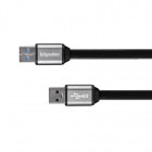 Cablu periferice Kruger&Matz USB 3.0 Male tip A - USB 3.0 Male tip A, 1m, negru