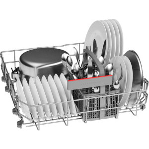 Bosch SMS4ENI06E, 13 seturi, 6 programe, Clasa B, EfficientDry, Vario, Extra Space, 60 cm, Inox