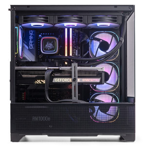 Gaming GREUCEANU Epic HyperPro, Intel i7-14700KF 3.4GHz, 64GB DDR5, 2TB SSD, RTX 4080 SUPER 16GB GDDR6X, Iluminare RGB, Windows 11 Home preinstalat (Game Ready)