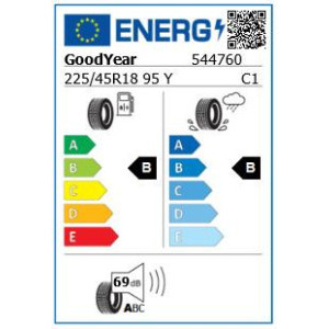 Goodyear EagleF1Asymm3 XLRunOnFlat225/45R18 95Y
