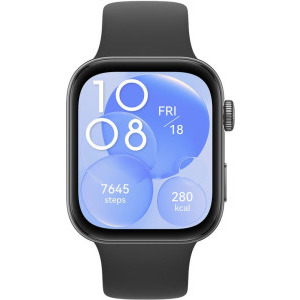Huawei Watch FIT 3 Black Body with Black Fluoroelastomer Strap