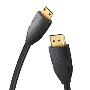 Vention Mini HDMI Male - HDMI Male, 1 m, negru