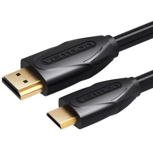 Cablu video Vention Mini HDMI Male - HDMI Male, 1 m, negru