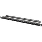 Accesoriu retea Lanberg Patch panel 19 inch 24 Port CAT6 UTP unshielded Black