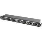Accesoriu retea Lanberg Patch panel 19 inch 24 Port CAT6 FTP shielded Black