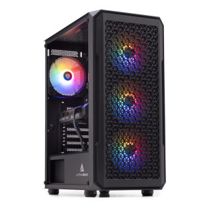 Gaming ZMEU Legendar Pro Plus, Intel i5-12400F 2.5GHz, 16GB DDR5, 1TB SSD, RX 6600 8GB GDDR6, Iluminare RGB