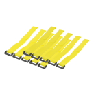 Logilink Cable Tie with velcro, yellow