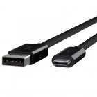 Cablu periferice Belkin USB 3.1 Male tip A - USB 3.1 tip C Male, 1m, negru