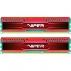 Patriot ViperX 3 Low Profile Red 8GB DDR3 1600MHz CL10 Dual Channel Kit
