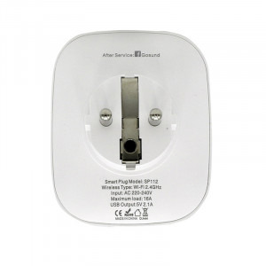 Gosund Priza inteligenta SP112, Wi-Fi, 3600W, 2 x USB, Control aplicatie, Programare, Monitorizare consum