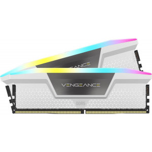 Corsair Vengeance RGB White 32GB DDR5 6000MHz CL40 Dual Channel Kit