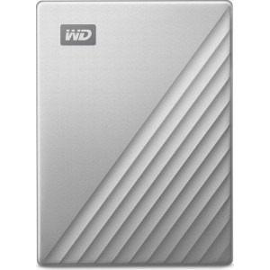 Hard disk extern WD My Passport Ultra for Mac 4TB USB 3.0 tip C Silver