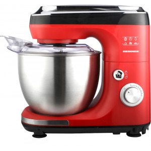 Heinner Mixer cu bol HPM-600RD, 600W, 5L, Rosu/Negru