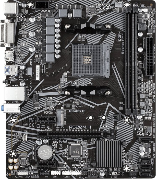 Placa de baza GIGABYTE A520M H