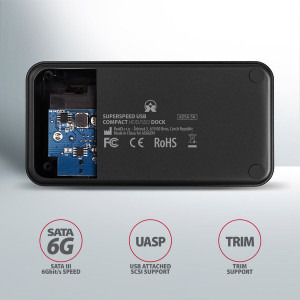AXAGON ADSA-SN Compact USB 3.0 Black