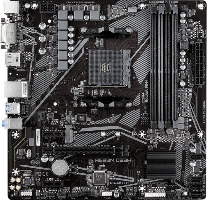 Placa de baza GIGABYTE A520M DS3H