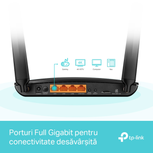 TP-LINK Gigabit Archer MR600 Dual-Band WiFi 5 4G LTE