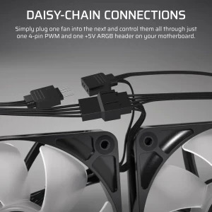 Corsair RS Series RS140 ARGB 140mm White