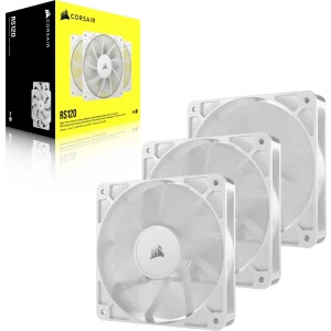 Corsair RS Series RS120 120mm Three Fan Pack White