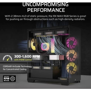 Corsair iCUE LINK RX140 Max RGB Expansion Kit 140mm Black