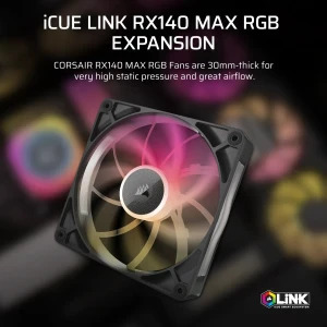 Corsair iCUE LINK RX120 Max RGB Expansion Kit 120mm Black