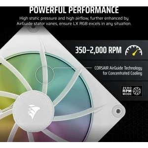 Corsair iCUE LX140 RGB Fan 140mm White