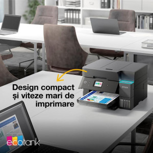 Epson EcoTank L6390, InkJet CISS, Color, Format A4, Duplex, Retea, Wi-Fi, Fax