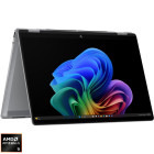 Laptop HP 14'' OmniBook X Flip 2-in-1 14-fk0022nn, 2880 x 1800 OLED 48-120Hz Touch, Procesor AMD Ryzen™ AI 5 340 (16M Cache, up to 4.8 GHz), 16GB LPDDR5X, 1TB SSD, AMD Radeon 840M, Win 11 Home, Meteor Silver