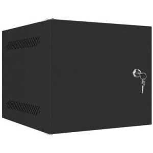 Lanberg WF10-2304-00B 4U, Wall mount, 310 mm, Metal door, Negru