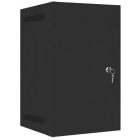 Lanberg WF10-2309-00B 9U, Wall mount, 310 mm, Metal door, Negru