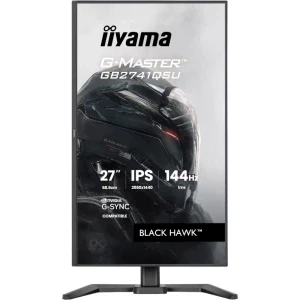 IIyama Gaming Black Hawk G-MASTER GB2741QSU-B1 27 inch QHD IPS 1 ms 144 Hz G-Sync Compatible